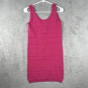 Forever 21 Dress Womens Medium Band Aid Mini Short Stretch Fitted Pink